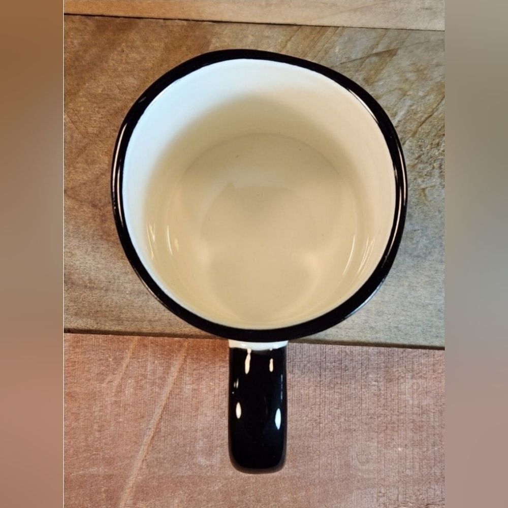 Signature Housewares Inc Hipster Inspired 17.5oz Stoneware Coffee Mug Rabbit NEW - Picture 4 of 6